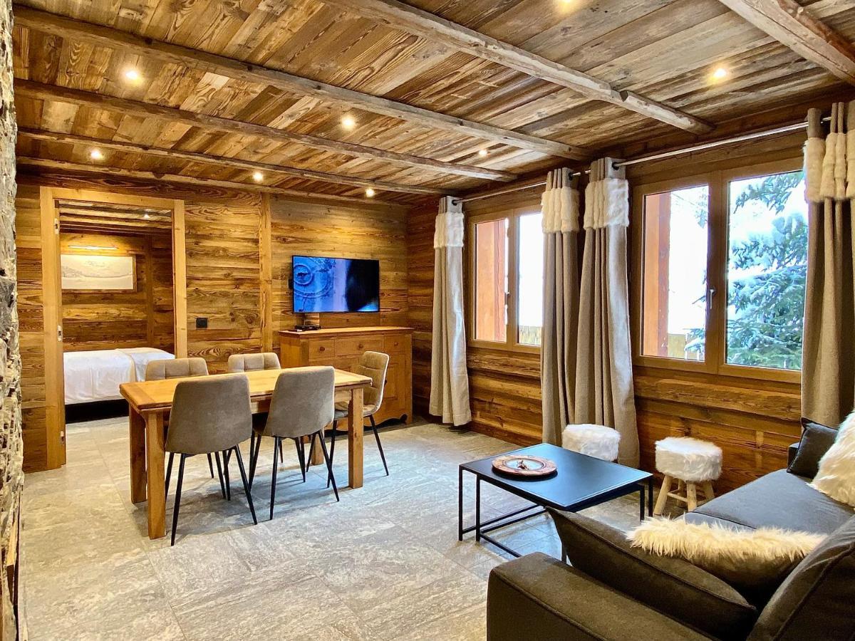 Chalet Les Cocales Residence Sejour Et Nuitees B&B - Appartement Pin Cembro Bessans Buitenkant foto