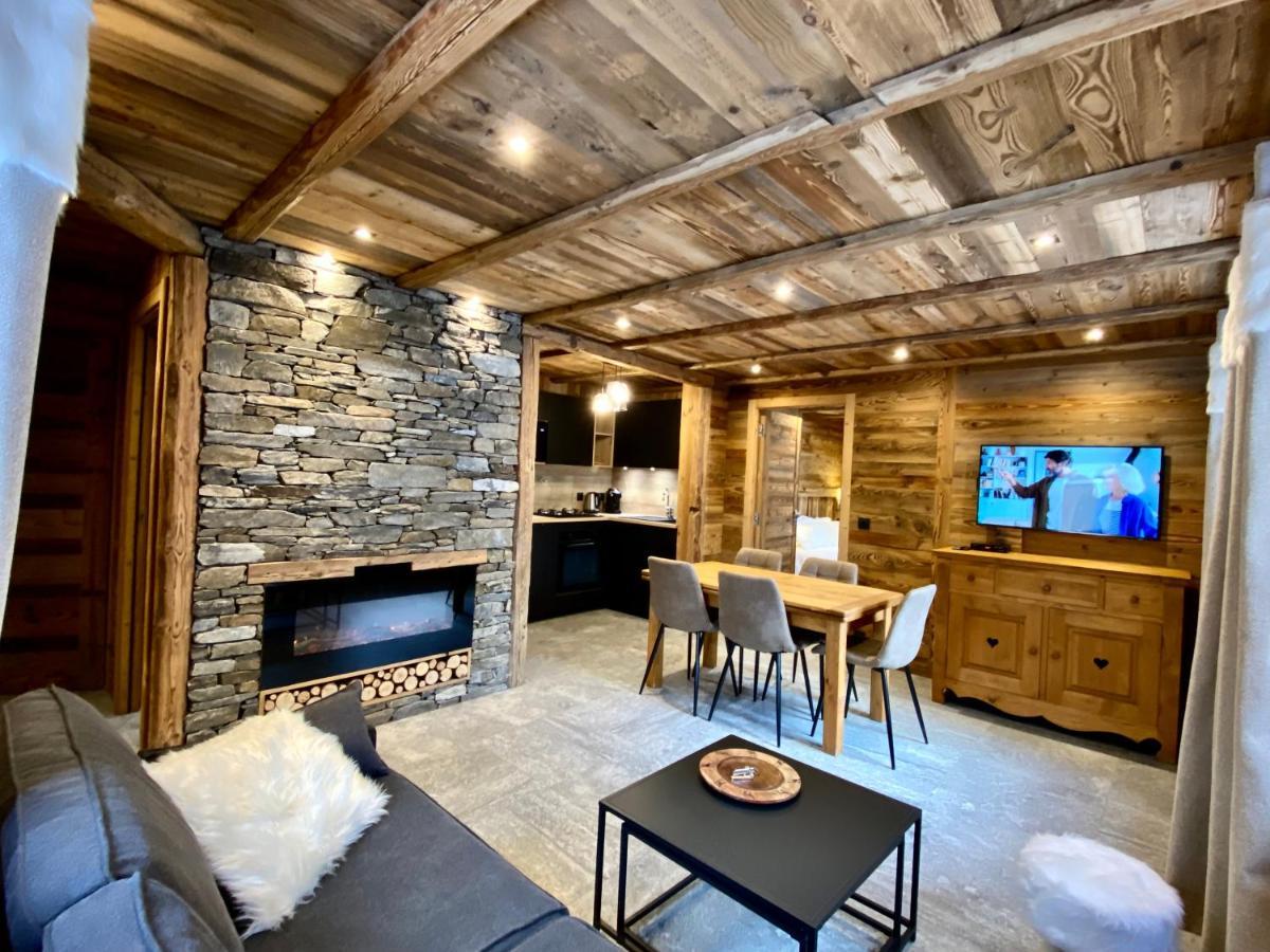 Chalet Les Cocales Residence Sejour Et Nuitees B&B - Appartement Pin Cembro Bessans Buitenkant foto
