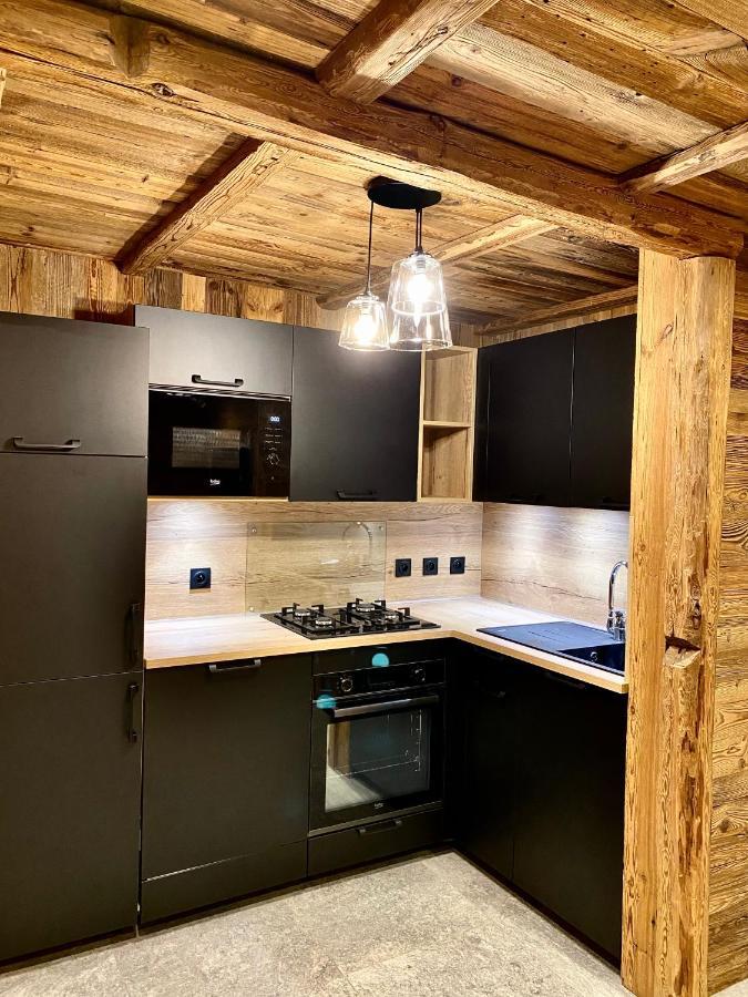 Chalet Les Cocales Residence Sejour Et Nuitees B&B - Appartement Pin Cembro Bessans Buitenkant foto