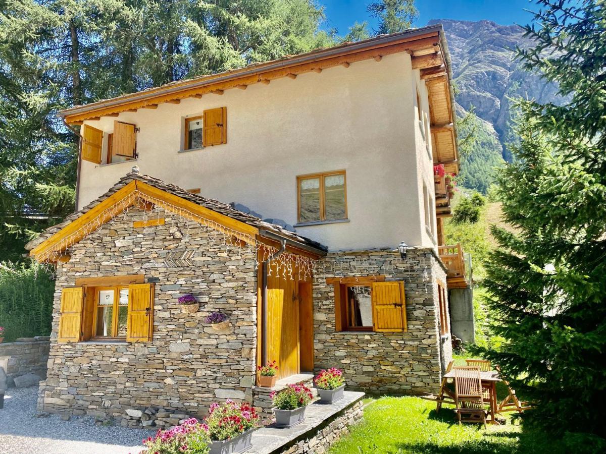 Chalet Les Cocales Residence Sejour Et Nuitees B&B - Appartement Pin Cembro Bessans Buitenkant foto
