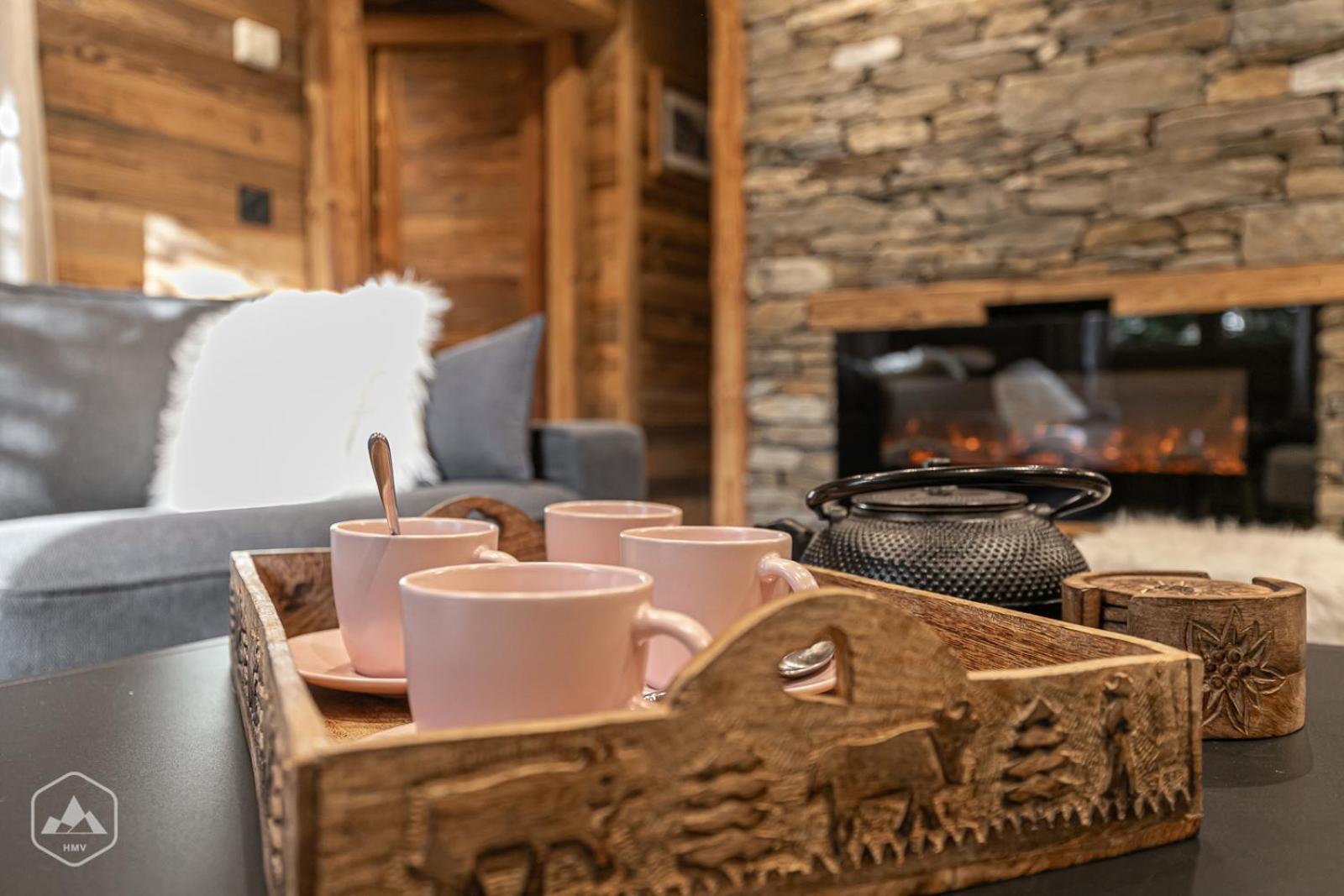Chalet Les Cocales Residence Sejour Et Nuitees B&B - Appartement Pin Cembro Bessans Buitenkant foto